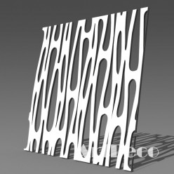 Резная 3D перегородка А12 Морской зов